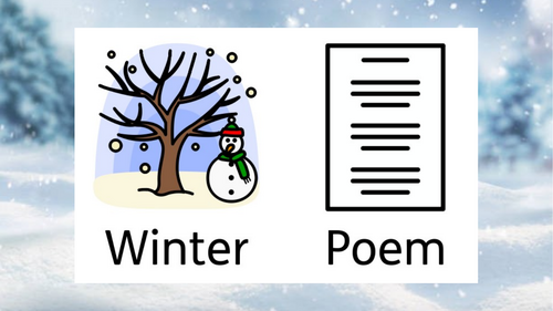 Winter Poem: A Sensory Poem for PMLD Learners