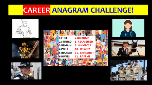 The CAREER / JOBS Anagram Challenge!