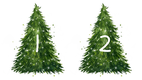 Christmas Tree Numbers 1 - 10