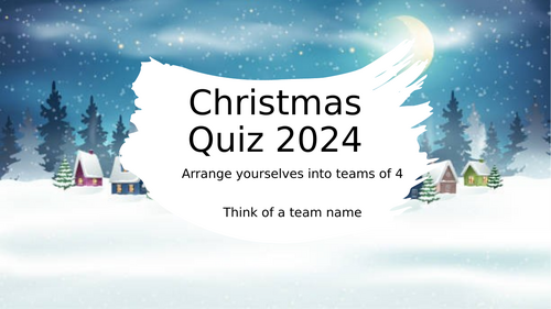 The BIG Christmas Quiz 2024