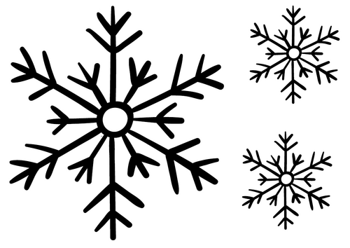 Snowflake Loose Part Templates