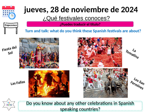 De fiesta en fiesta, module 2