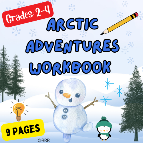 Polar Animals: Explore Arctic Adventures with an Interactive Workbook for Kids: Writing & Activities