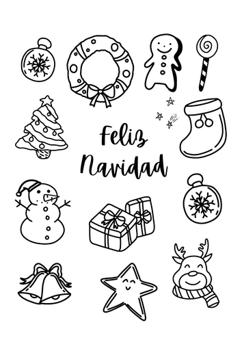 Christmas bundle (Spanish) - Revision of basics KS3