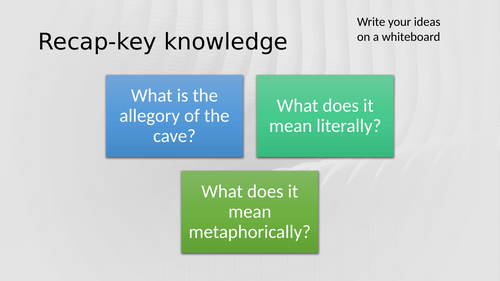 Plato and the Theory of the Forms