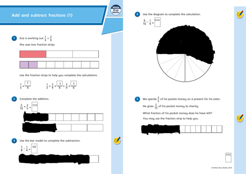 add and subtract fraction