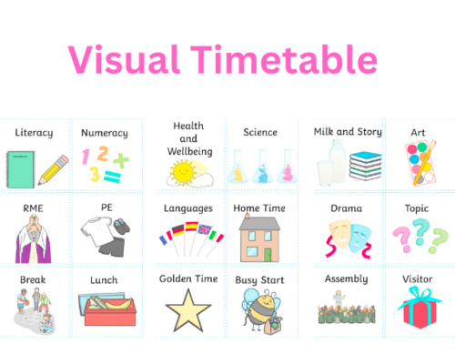 Visual Timetable | Teaching Resources