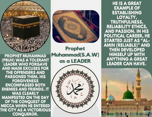 leaflet prophet Muhammad history