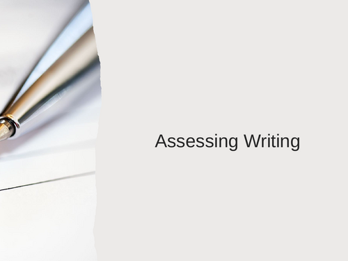 Assessing Writing in KS1 & KS2