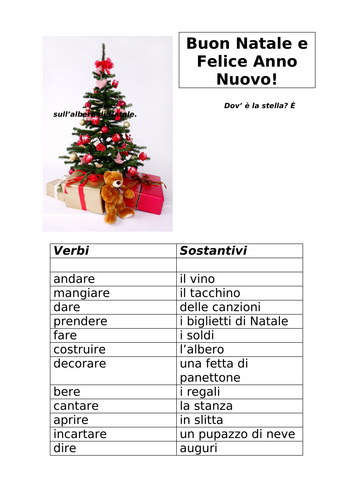 Buon Natale-  match up