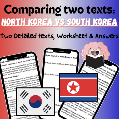 GCSE & IGCSE North vs. South Korea: Compare & Contrast Texts with Author’s Viewpoint! English Lesson