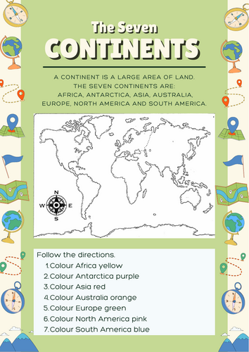 The 7 continents