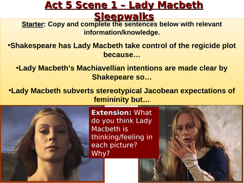 Macbeth Act 5 Scene 1