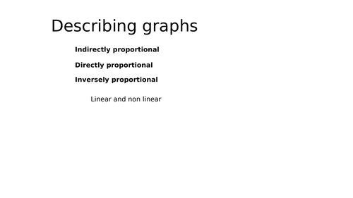 Describing graph relationships