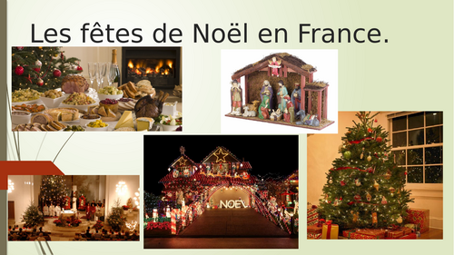 Les Fetes de Noel en France (comprehension and reading tasks)