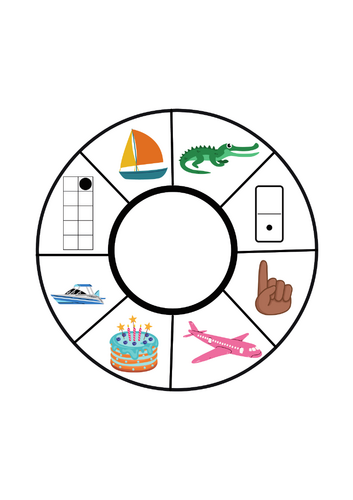 Count and Match the Number Wheels 1-10 EYFS