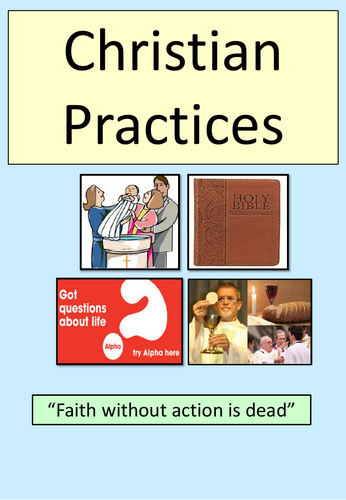 GCSE Christian practices guide and workbook