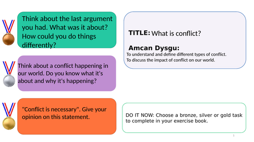 Introduction to Conflict Types