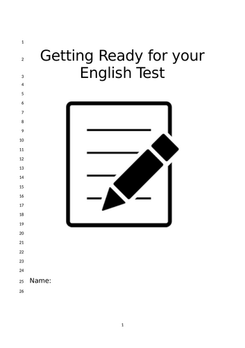 Salt to the Sea revision booklet Year 9 top set