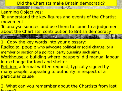 Did the Chartists make Britain democratic?