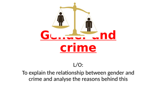 Gender and crime