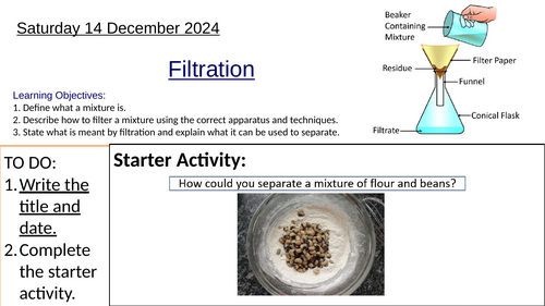 GCSE Chemistry Filtration: Complete Lesson