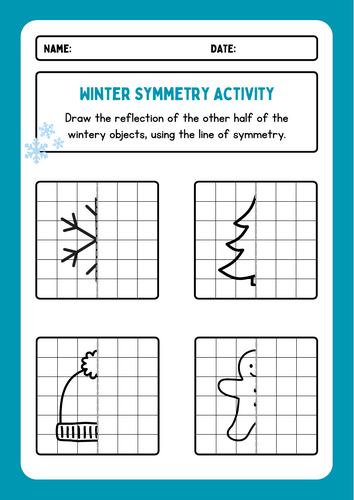 Winter Symmetry Activity