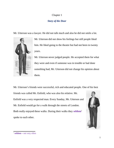 Dr Jekyll & Mr Hyde: Chapter 1: An Abridged Version