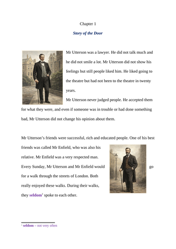 Dr Jekyll and Mr Hyde: Chapter 1 – An Abridged Version (Free Sample)