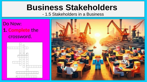 Stakeholders In A Business CIE Cambridge International