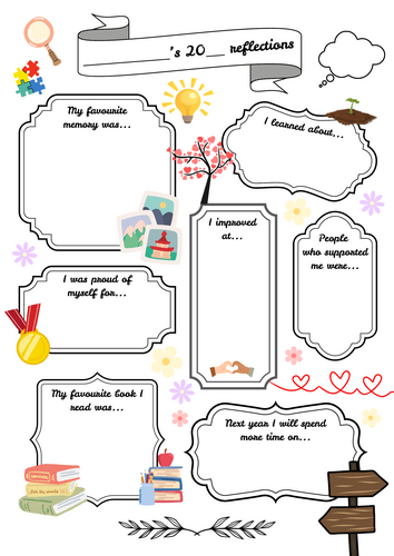 Reflections - 2025 review sheet