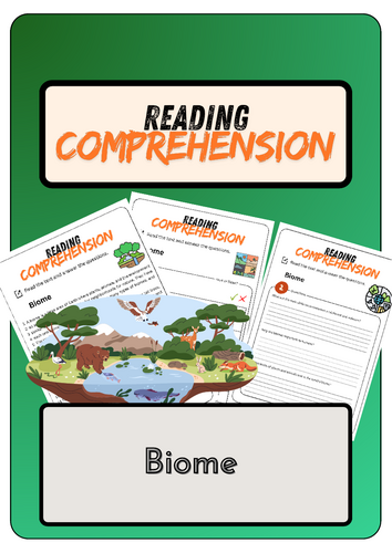 Reading Comprehension - Biome + Solutions | Teaching Resources