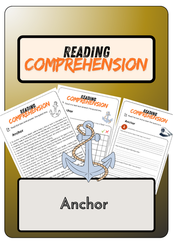 Reading Comprehension - Anchor + Solutions | Teaching Resources