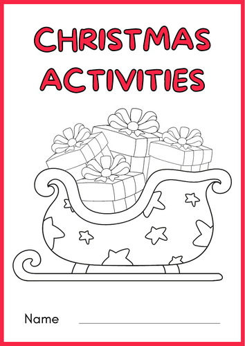 Free Christmas Activity Book