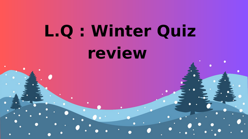 Christmas health and social care quiz