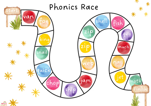 Phonics Race - Phase 3