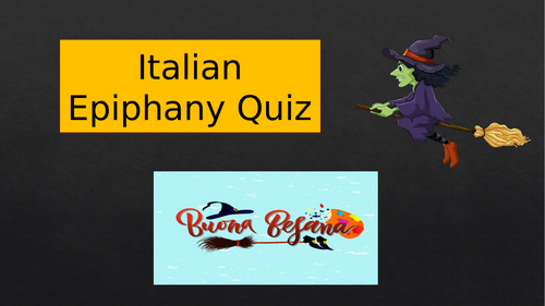 Italian Epiphany Quiz