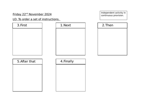 Week 5 of Supertato Year 1 Planning