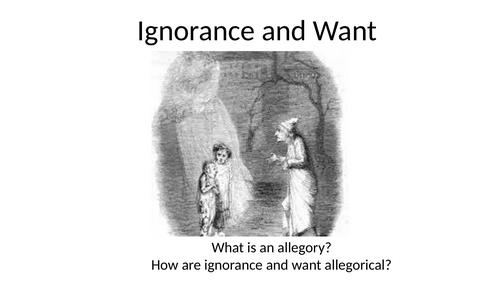 Ignorance and Want Lesson