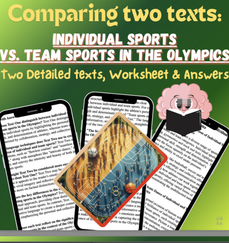 IGCSE & GCSE English: Individual vs. Team Sports in the Olympics: Compare & Contrast Texts with Q&A