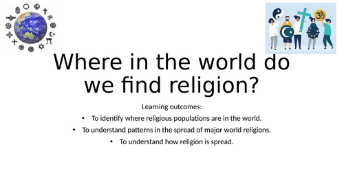 Where do we find religion? 17 Lessons Unit - KS3 - RE/PRE/RS