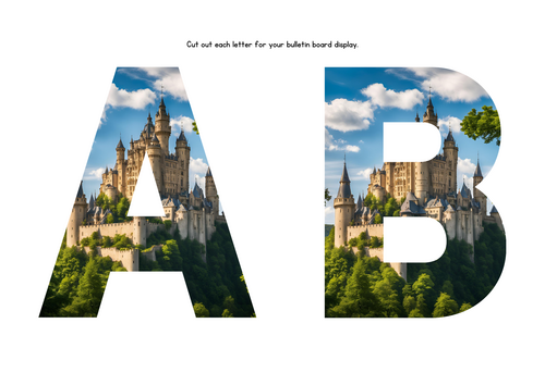 Lettering - Castles.