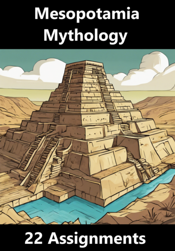 Mythology of Mesopotamia Worksheet Packet  (22 Total)