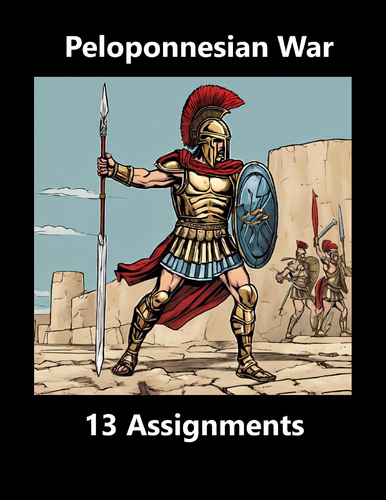 The Peloponnesian War Worksheet Packet (13 Total Assignments)