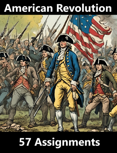 American Revolution Worksheet Packet (57 Total Assignments) | Teaching ...