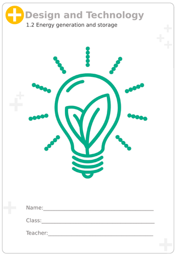 Energy generation and storage - Work booklet