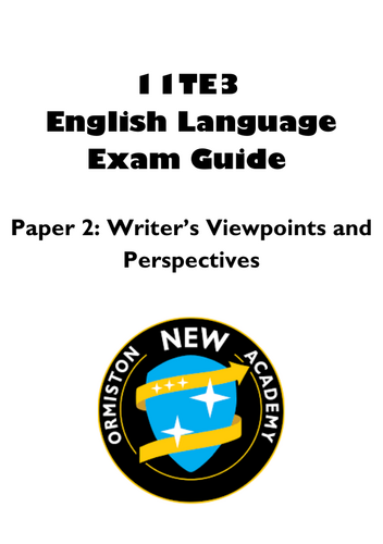 AQA Language Paper 2 Guide to the Exam