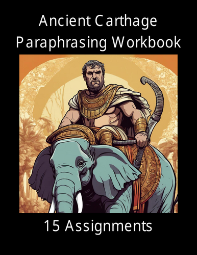 Ancient Carthage Paraphrasing Worksheet Packet (15 Assignments)