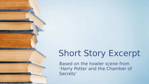 Narrative- Receiving a howler