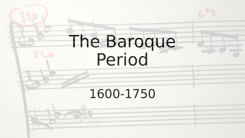 Baroque Music | Teaching Resources